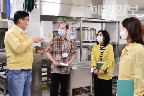 도성훈 교육감, 학교 현장 점검 모습
