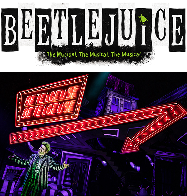 사진=사진: BEETLEJUICE ORIGINAL BROADWAY(위),ALEX BRIGHTMAN AND ORIGINAL BROADWAY CAST (아래) ©Matthew Murphy.
