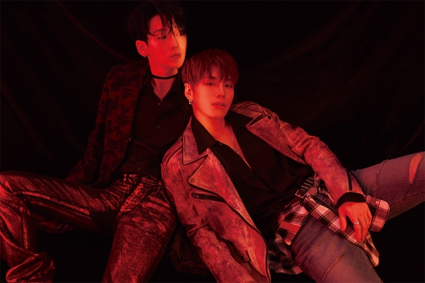 미니 4집 앨범 'JASMIN' 로 일본 아이튠즈 KPOP 앨범 부문 2위, 종합 10위를 기록한 듀오 JBJ95. 사진 제공=스타로드엔터테인먼트.