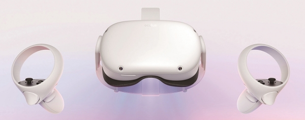 페이스북의 휴대용 VR 기기 오큘러스 퀘스트 2 이미지. 사진=SK텔레콤 제공