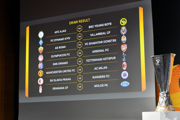 2020-2021 UEFA 유로파리그 16강 대진표. 사진=연합뉴스