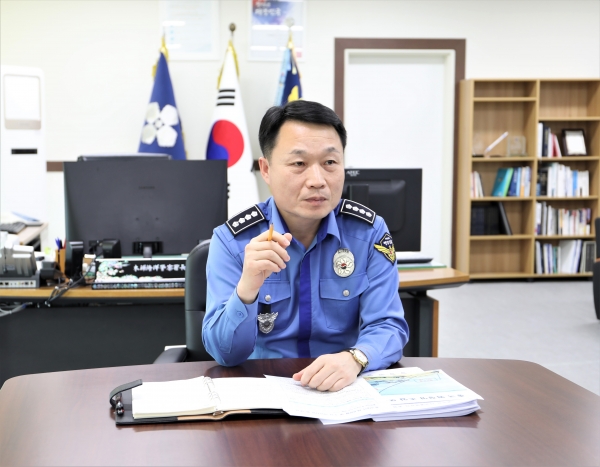 목포해양경찰서 임재수 서장. (사진제공=목포해양경찰서)