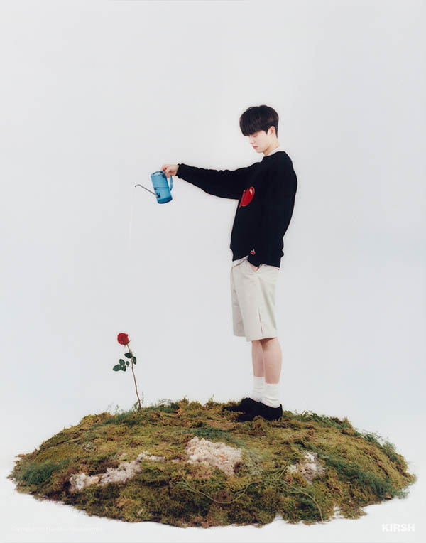 배우 송강의 룩북. 사진 제공=키르시.