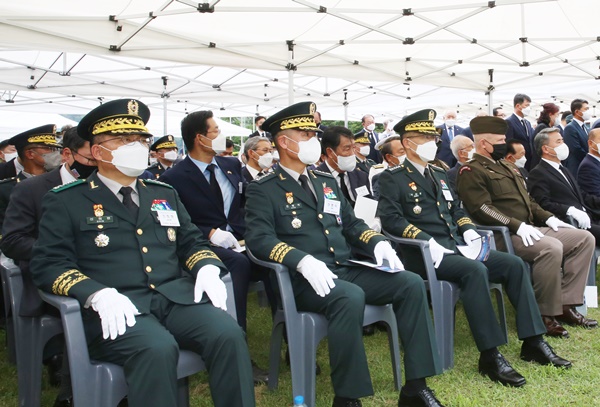 백선엽 장군 추모 2주기 행사에 참석한 한미 주요 지휘관