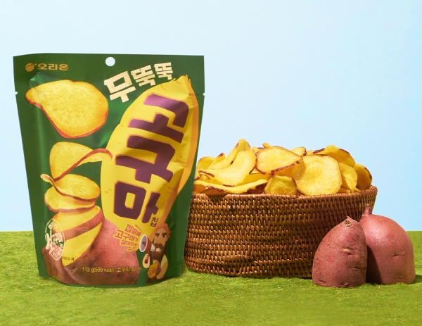 무뚝뚝고구마칩. 사진=오리온 제공