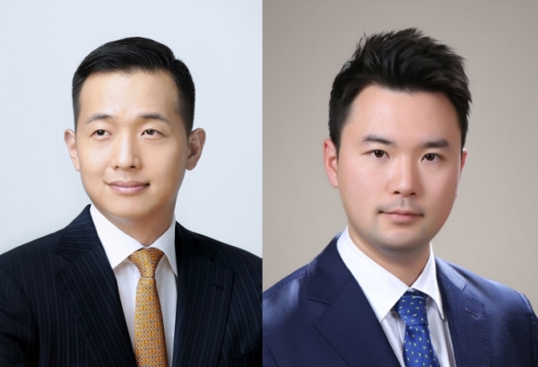 국내 대기업이 올해 정기인사에서 미래 사업 육성을 위한 임원들의 세대교체를 단행했다. 사진은 한화그룹 김동관 부회장(왼쪽)과 코오롱그룹 이규호 사장. 사진=각사 제공