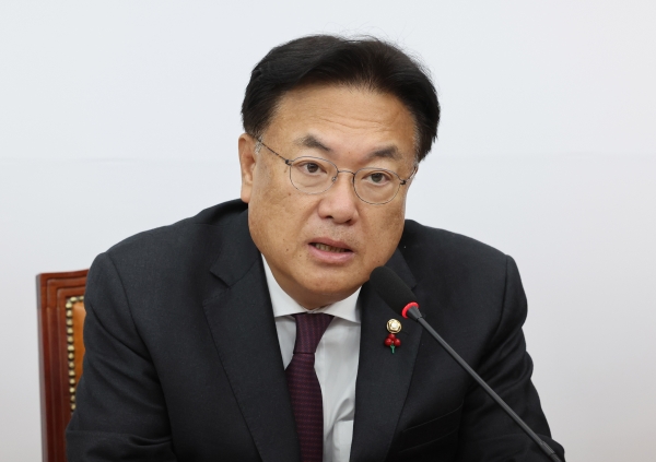 사진은 국민의힘 정진석 비상대책위원장이 지난 1일 오전 국회에서 열린 비상대책위원회의에서 발언하고 있는 모습. 사진=연합뉴스