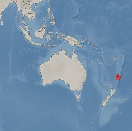 뉴질랜드 케르메덱 제도 해역에서 규모 6.0의 지진이 발생했다. 사진=기상청 제공