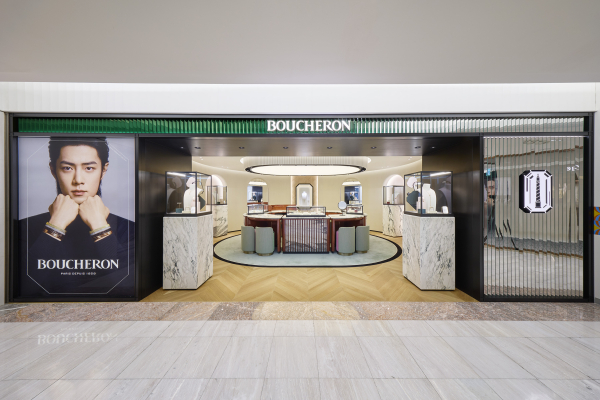 부쉐론 매장 전경. 사진= 롯데면세점 제공.