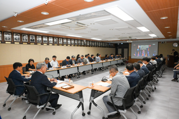 2026 국가유산 미디어아트 부여정림사지 실행계획 보고회 사진=부여군 제공