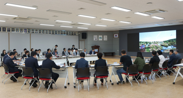 ‘자라섬 정원(지방정원) 마스터플랜 수립 및 기본설계 용역’ 최종보고회. 사진=가평군