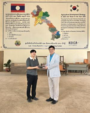 도성훈 인천광역시교육감, 라오스 현지 한인청년 스타트업 기업가와 협의 - 뉴스 썸네일 이미지