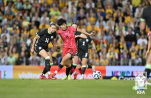 <b>여자 축구</b>대표팀, <b>호주</b> 원정 2차전서 0-2 패