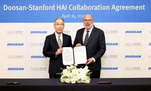 두산, '피지컬 AI' 전담 조직 신설..."생태계 선점하겠다" - 뉴스 썸네일 이미지