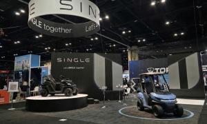 메이트모빌리티 1인승 골프 EV 플랫폼, PGA쇼서 관심 - 뉴스 썸네일 이미지