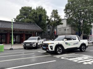 KGM, '2026 런서울런'에 무쏘 EV 선두차 지원
